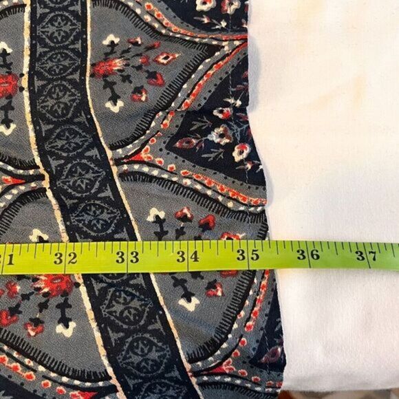 NEW Roxy Tank Dress Women Sleeveless Mini Blue Floral Size M Back Zip Beach Surf - Picture 12 of 15